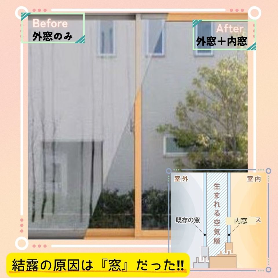 冬の朝の敵、“結露”！～リフォームでスッキリ解決する方法とは？～の投稿画像01